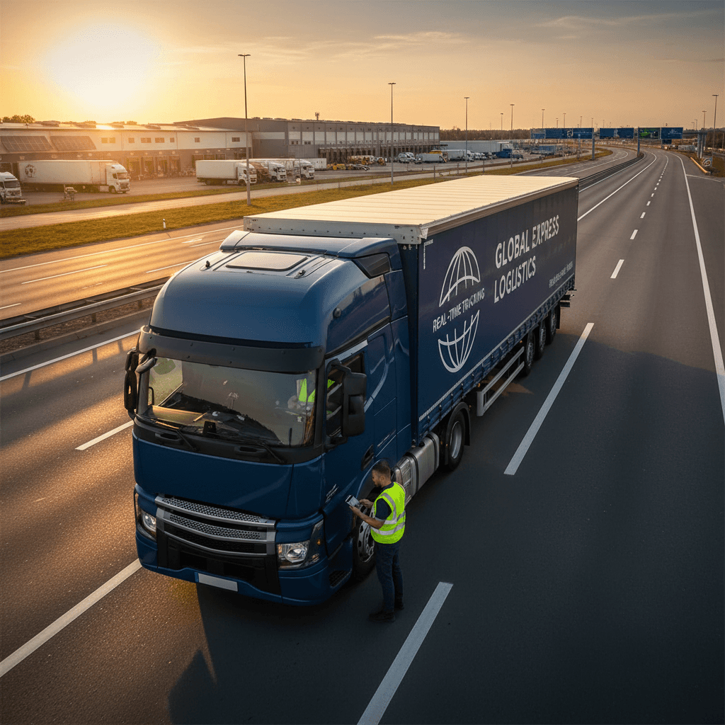 Modern delivery truck transporting bulk pet snacks across U.S. regions